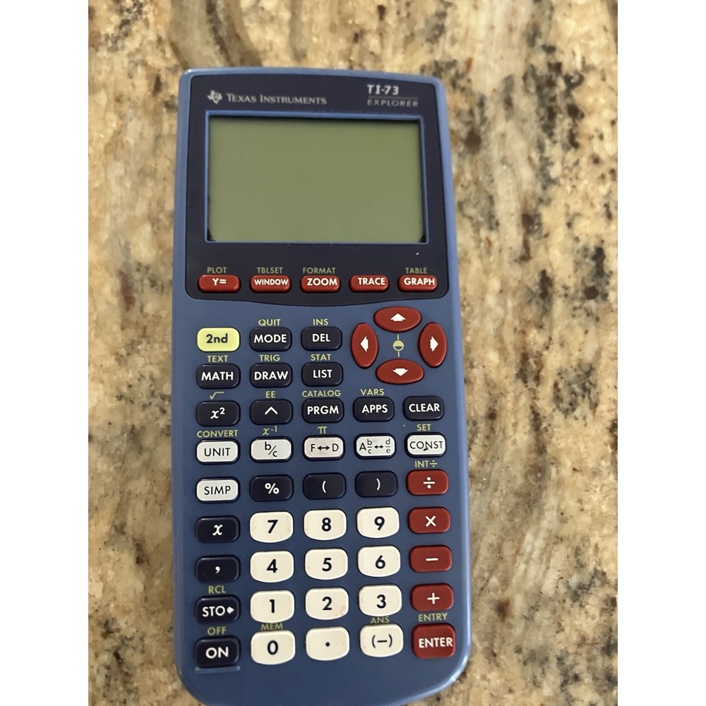 Texas Instruments TI-73 Explorer Graphing Calculator Fractions Math Multiply